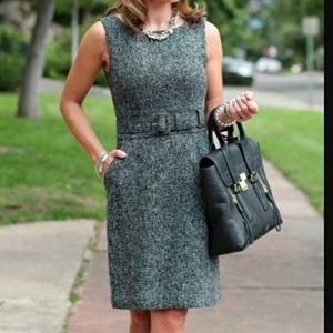 Banana Republic Black/White Checks Dress